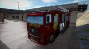 Volkswagen Constellation Bombeiros PR (Fire Truck) для GTA San Andreas миниатюра 2