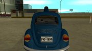 Volkswagen Beetle 1994 Polícia Rodoviária Federal для GTA San Andreas миниатюра 7