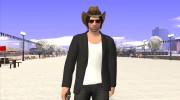 Skin GTA V Online в Ковбойской шляпе for GTA San Andreas miniature 1