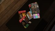 Новые журналы в доме CJя для GTA San Andreas миниатюра 1