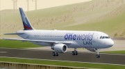 Airbus A320-200 LAN Argentina - Oneworld Alliance Livery (LV-BFO) for GTA San Andreas miniature 2