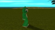 Человек в зеленом костюме толстого саблезубого тигра из Zoo Tycoon 2 для GTA San Andreas миниатюра 3