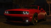 2015 Dodge Challenger для GTA 5 миниатюра 10