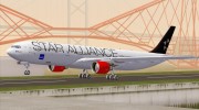 Airbus A330-300 Scandinavian Airlines SAS Star Alliance Livery for GTA San Andreas miniature 4