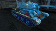 Шкурка для Т-34-85 Ultramarines (по Вархаммеру) для World Of Tanks миниатюра 5