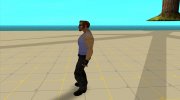 Postal dude в cиней майке for GTA San Andreas miniature 3