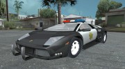 Lamborghini Murcielago Police para GTA San Andreas miniatura 1