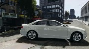 Audi S4 Unmarked для GTA 4 миниатюра 5