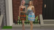 Love Me Dress для Sims 4 миниатюра 1