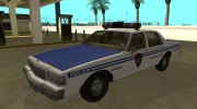 Chevrolet Caprice 1987 New York Transit Police para GTA San Andreas miniatura 1