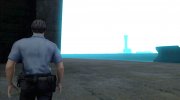 RE2: Remake - Leon S. Kennedy RPD для GTA San Andreas миниатюра 3