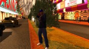 Кепка newyorkyankiys фиолетовая for GTA San Andreas miniature 5