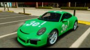 Porsche 911 R 2016 Зе Gang para GTA San Andreas miniatura 1
