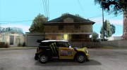 Mini Countryman WRC для GTA San Andreas миниатюра 5