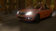 Dacia Logan Taxi для GTA 4 миниатюра 2