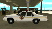 Ford LTD Crown Victoria 1991 North Dakota State Patrol для GTA San Andreas миниатюра 5