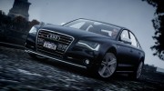 2013 Audi S8 4.0TFSI quattro для GTA 4 миниатюра 3