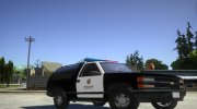 Chevrolet Tahoe 1998 Sheriff Los Santos for GTA San Andreas miniature 1