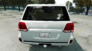 Toyota Land Cruiser 200 2010 для GTA 4 миниатюра 4