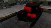 Черно-красные зоны пробития M6A2E1 for World Of Tanks miniature 1