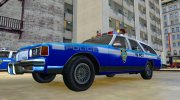 Chevrolet Caprice Brougham 1986 Station Wagon NYPD for GTA 4 miniature 1