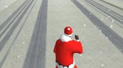 Красная шапка Санты Клауса для GTA San Andreas миниатюра 7