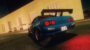 1991 Nissan Skyline GT-R (BNR32) for GTA San Andreas miniature 7