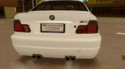 BMW M3 E46 для GTA San Andreas миниатюра 7