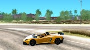 Lamborghini Aventador J TT Black Revel для GTA San Andreas миниатюра 2