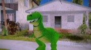 Rex Dinosaur Toy Story для GTA San Andreas миниатюра 4