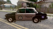 ВАЗ-2106 Police Los Santos для GTA San Andreas миниатюра 4