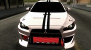 Mitsubishi Lancer Evolution X Shark для GTA San Andreas миниатюра 3