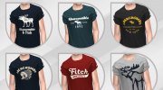 AF Shirt for men - Mesh Needed for Sims 4 miniature 3
