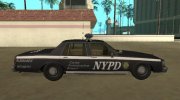 Chevrolet Caprice 1987 NYPD Auxiliar for GTA San Andreas miniature 6