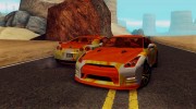 Nissan GTR Heavy Fire for GTA San Andreas miniature 1