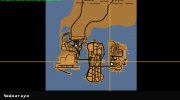 Карта в меню игры для GTA 3 миниатюра 1