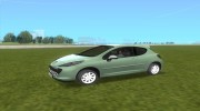 Peugeot 207rc for GTA Vice City miniature 2