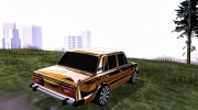 VAZ 2106 Gold Chrome (Azerbaijan Avtosh Style) for GTA San Andreas miniature 2