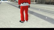 Красные штаны Санта Клауса para GTA San Andreas miniatura 3