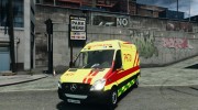 Mercedes-Benz Sprinter PK731 Ambulance for GTA 4 miniature 1