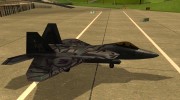 F-22 Starscream para GTA San Andreas miniatura 4