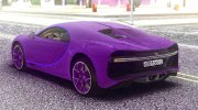 Bugatti Chiron 2020 для GTA San Andreas миниатюра 2