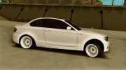 BMW 135i для GTA San Andreas миниатюра 2