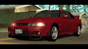 Nissan Skyline GT-R BNR33 (1995) 1.1 для GTA San Andreas миниатюра 3