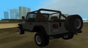 Jeep Wrangler for GTA Vice City miniature 4