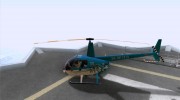 Robinson R44 Raven II NC 1.0 телевидение para GTA San Andreas miniatura 2