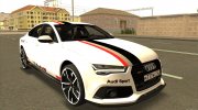 Audi RS7 для GTA San Andreas миниатюра 7