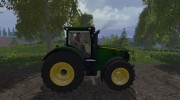 John Deere 7310R для Farming Simulator 2015 миниатюра 3