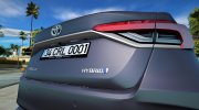 2020 Toyota Corolla Hybrid (EU-Spec) для GTA San Andreas миниатюра 4