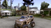 Chevrolet Blazer K5 Monster Skin 6 для GTA San Andreas миниатюра 1